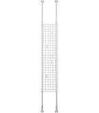 Amazon｜山善(YAMAZEN) 突っ張り パーテーション (ワイヤータイプ) 幅